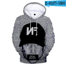 Load image into Gallery viewer, NF 3D Hoodie Popular Male Female NF Fashion 3D Sweatshirt New Print Hoodie Oversized Pullover Cool Dark Gray Top