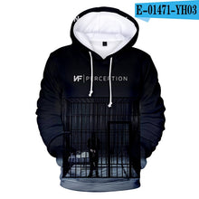 Load image into Gallery viewer, NF 3D Hoodie Popular Male Female NF Fashion 3D Sweatshirt New Print Hoodie Oversized Pullover Cool Dark Gray Top