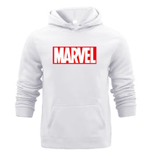 Load image into Gallery viewer, Winter Sweat Warm Woman Men Hoodies Hooded Joker Marvel Sweatshirts Light Tops Wear with Pocket Pullover All-match Print Fleece