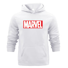 Load image into Gallery viewer, Winter Sweat Warm Woman Men Hoodies Hooded Joker Marvel Sweatshirts Light Tops Wear with Pocket Pullover All-match Print Fleece