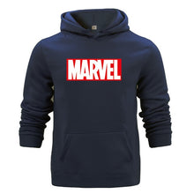 Load image into Gallery viewer, Winter Sweat Warm Woman Men Hoodies Hooded Joker Marvel Sweatshirts Light Tops Wear with Pocket Pullover All-match Print Fleece