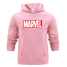 Load image into Gallery viewer, Winter Sweat Warm Woman Men Hoodies Hooded Joker Marvel Sweatshirts Light Tops Wear with Pocket Pullover All-match Print Fleece