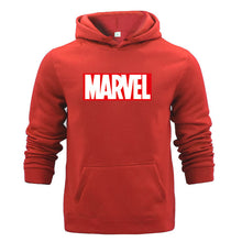 Load image into Gallery viewer, Winter Sweat Warm Woman Men Hoodies Hooded Joker Marvel Sweatshirts Light Tops Wear with Pocket Pullover All-match Print Fleece