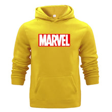 Load image into Gallery viewer, Winter Sweat Warm Woman Men Hoodies Hooded Joker Marvel Sweatshirts Light Tops Wear with Pocket Pullover All-match Print Fleece