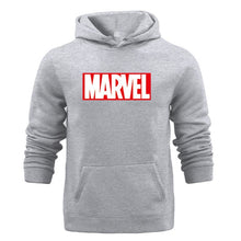 Load image into Gallery viewer, Winter Sweat Warm Woman Men Hoodies Hooded Joker Marvel Sweatshirts Light Tops Wear with Pocket Pullover All-match Print Fleece