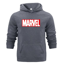 Load image into Gallery viewer, Winter Sweat Warm Woman Men Hoodies Hooded Joker Marvel Sweatshirts Light Tops Wear with Pocket Pullover All-match Print Fleece
