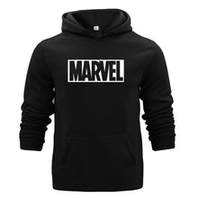 Load image into Gallery viewer, Winter Sweat Warm Woman Men Hoodies Hooded Joker Marvel Sweatshirts Light Tops Wear with Pocket Pullover All-match Print Fleece