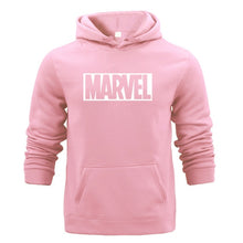 Load image into Gallery viewer, Winter Sweat Warm Woman Men Hoodies Hooded Joker Marvel Sweatshirts Light Tops Wear with Pocket Pullover All-match Print Fleece