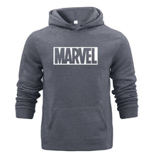 Load image into Gallery viewer, Winter Sweat Warm Woman Men Hoodies Hooded Joker Marvel Sweatshirts Light Tops Wear with Pocket Pullover All-match Print Fleece