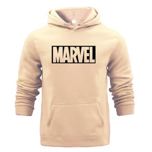 Load image into Gallery viewer, Winter Sweat Warm Woman Men Hoodies Hooded Joker Marvel Sweatshirts Light Tops Wear with Pocket Pullover All-match Print Fleece