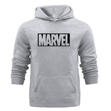 Load image into Gallery viewer, Winter Sweat Warm Woman Men Hoodies Hooded Joker Marvel Sweatshirts Light Tops Wear with Pocket Pullover All-match Print Fleece