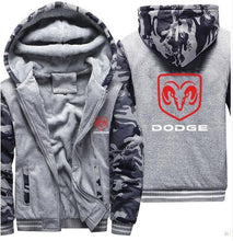Load image into Gallery viewer, Hoodies Men Dodge Car Logo Print Jacket Mens Hoodie fashion Winter Thicken Warm Fleece cotton Zipper Raglan Coat Male Tracksuits