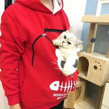 Load image into Gallery viewer, Cat Lovers Hoodie Kangaroo Dog Pet Paw Dropshipping Pullovers Cuddle Pouch Sweatshirt Pocket Animal Ear Hooded