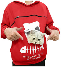 Load image into Gallery viewer, Cat Lovers Hoodie Kangaroo Dog Pet Paw Dropshipping Pullovers Cuddle Pouch Sweatshirt Pocket Animal Ear Hooded