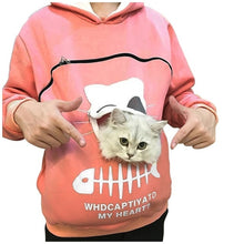 Load image into Gallery viewer, Cat Lovers Hoodie Kangaroo Dog Pet Paw Dropshipping Pullovers Cuddle Pouch Sweatshirt Pocket Animal Ear Hooded